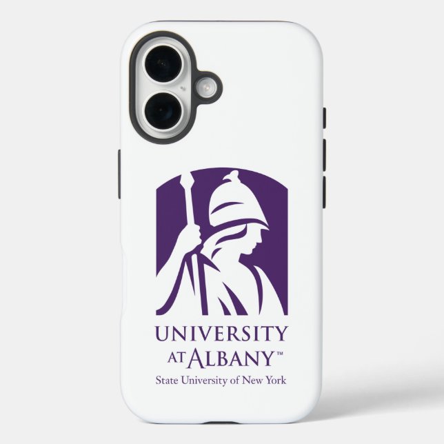 Coques Case-Mate iPhone Logo de l'Université d'Albany (Verso)