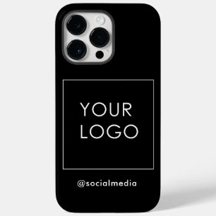 Coque Case-Mate iPhone Logo de marque Black Company Business Modern