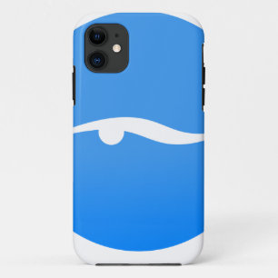 Coque iPhone 11 Logo de natation sur T-shirt