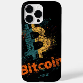 Coque Case-Mate iPhone Logo de Shattered Bitcoin Crypto Blockchain