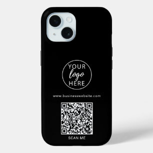 Coque Case-Mate iPhone Logo de société personnalisé Noir