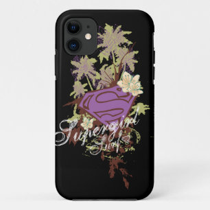 Coque iPhone 11 Logo de surf de Supergirl