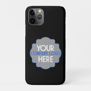 Case-Mate iPhone Case Logo de votre entreprise sur Vertical noir