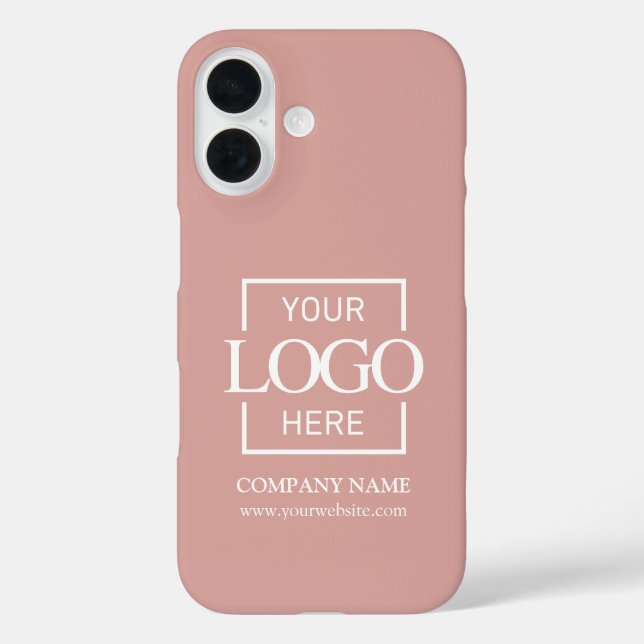 Coques Case-Mate iPhone Logo d'entreprise Apple rose simple et élégant (Verso)