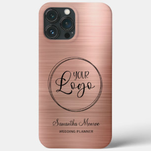Case-Mate iPhone Case Logo d'entreprise Faux Rose Gold Foil