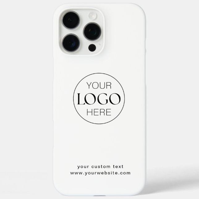 Coques Case-Mate iPhone Logo d'entreprise Marqué Moderne Simple (Verso)