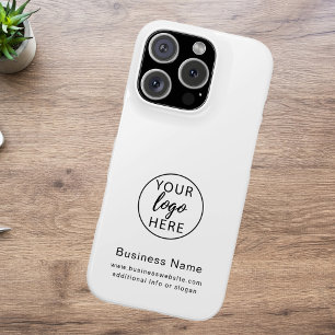 Coque iPhone 16 Pro Logo d'entreprise moderne personnalisé