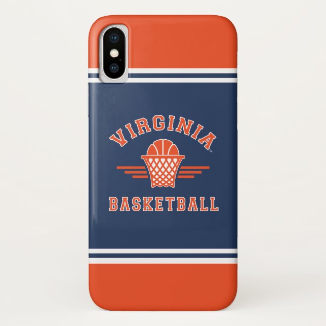 Coques Case-Mate iPhone Logo des Cavaliers de Virginie | Basket-ball (Dos)