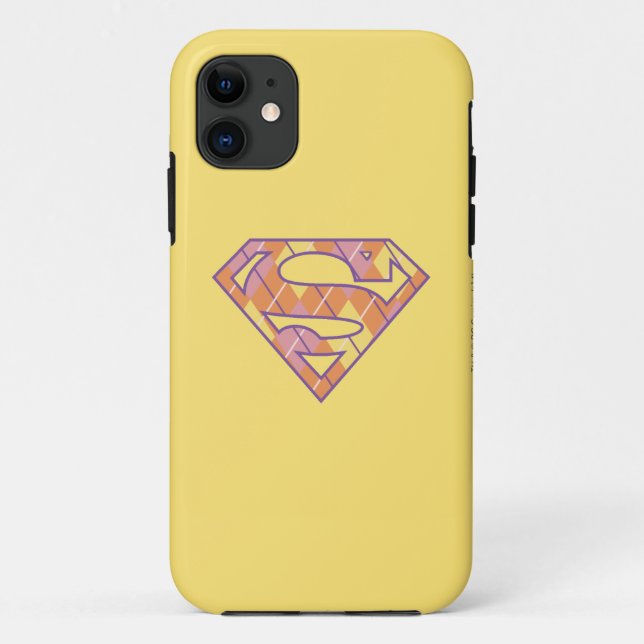 Coques Case-Mate iPhone Logo du Jacquard Supergirl (Dos)