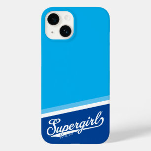 Coque Case-Mate iPhone Logo du nom étoilé Supergirl Baseball