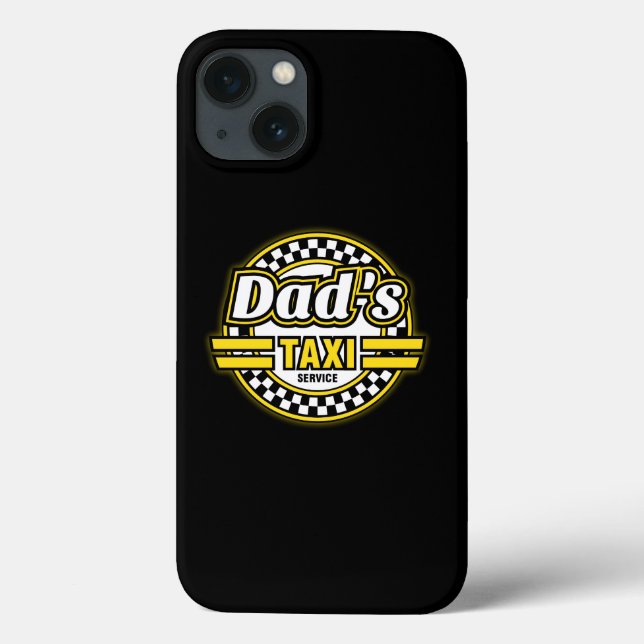 Coques Case-Mate iPhone Logo du service de taxi de Papa (Verso)