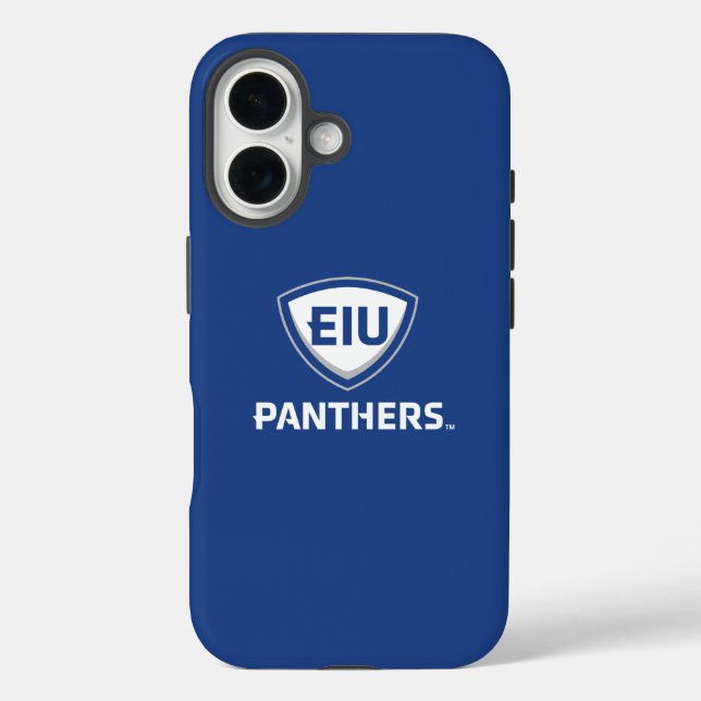 Coques Case-Mate iPhone Logo Eastern Illinois Panthers Shield & Wordmark (Verso)