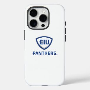 Coque iPhone 16 Pro Logo Eastern Illinois Panthers Shield & Wordmark