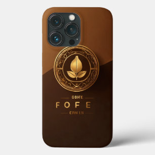 Case-Mate iPhone Case Logo élégant de graines de café - Design avec acce