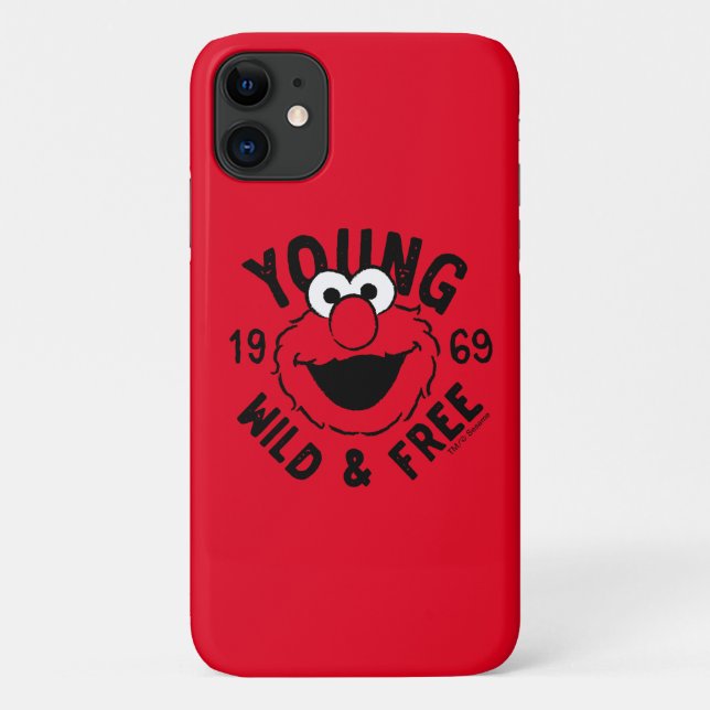 Coques Case-Mate iPhone Logo Elmo Skate - Jeune, sauvage et libre 1969 (Dos)