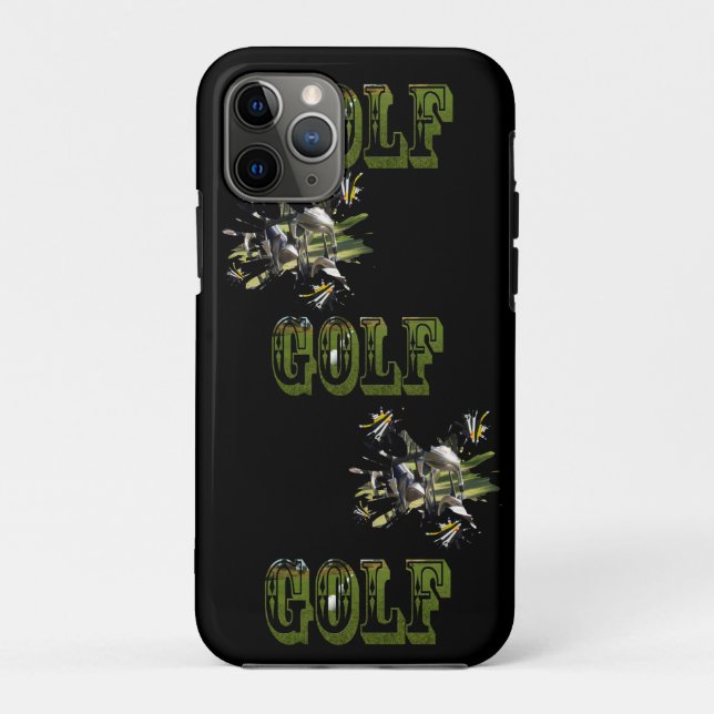 Coques Case-Mate iPhone logo Green Dimensional Golf Picture, (Dos)