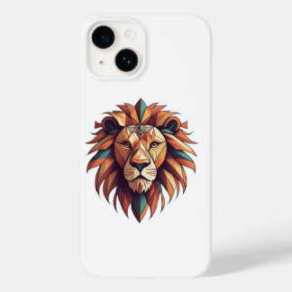 Coque Case-Mate iPhone Logo Lion géométrique Tribal Couverture mobile