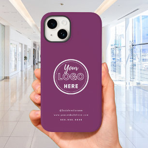 Coque Case-Mate iPhone Logo minimaliste de marque professionnelle Berry P