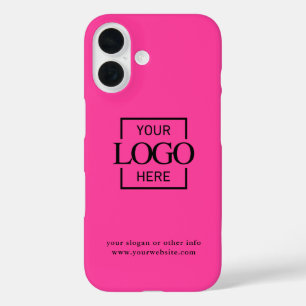 Coque Pour iPhone 16 Logo Minimaliste Moderne Personnalisé Entreprise M