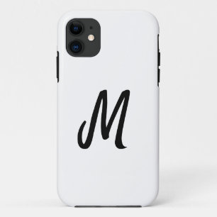 Case-Mate iPhone Case logo monogramme minimaliste simple personnalisé bo