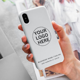 Coque Case-Mate iPhone Logo professionnel et texte de marque blanche