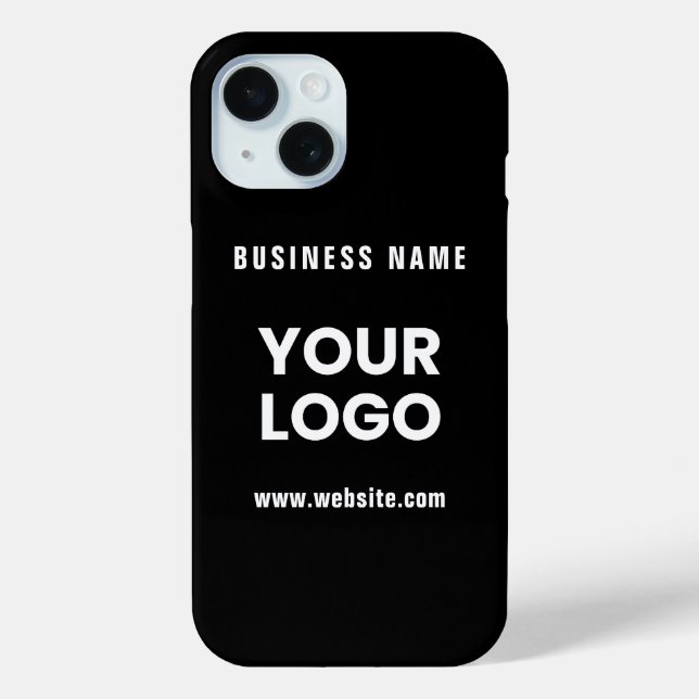 Coques Case-Mate iPhone Logo promotionnel moderne & Texte | Couleur modifi (Verso)