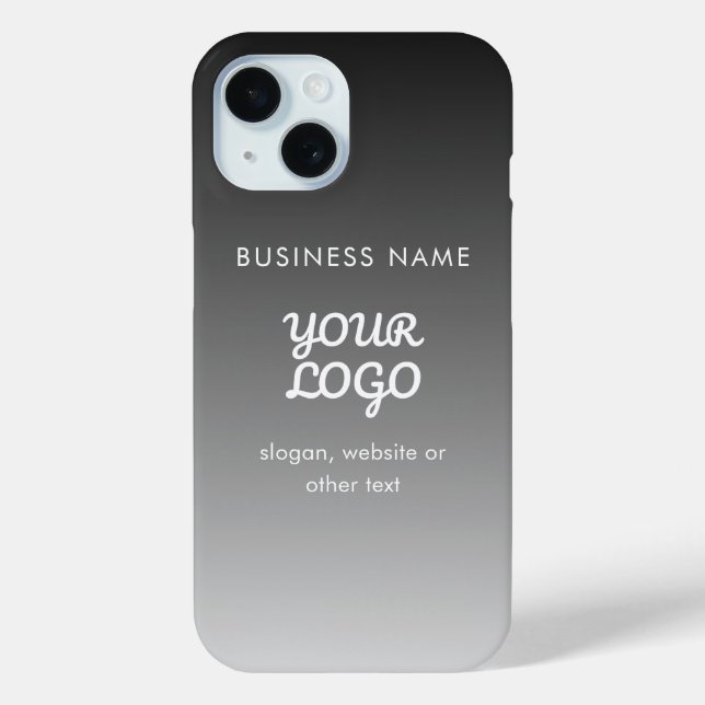 Coques Case-Mate iPhone Logo promotionnel moderne & Texte | Couleur modifi (Verso)