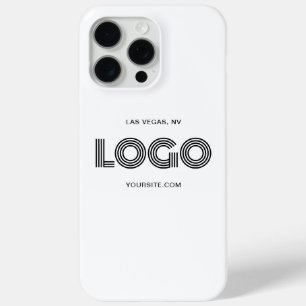 Coque Case-Mate iPhone Logo rectangulaire moderne noir