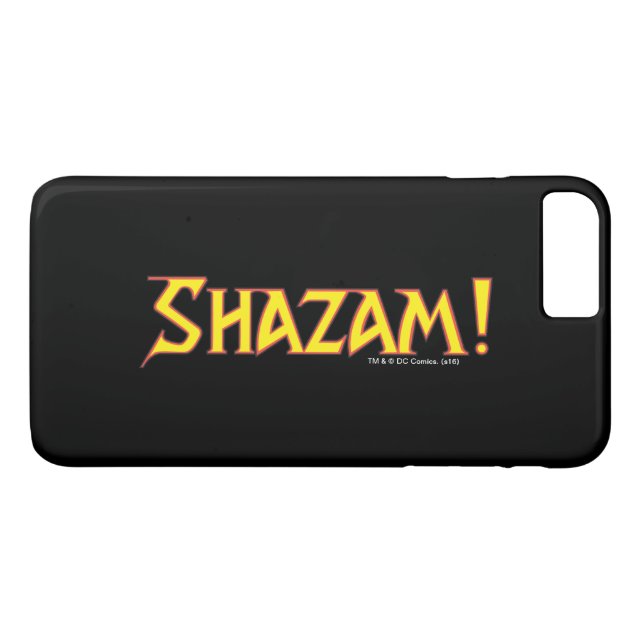 Coques Case-Mate iPhone Logo Shazam Jaune/Rouge (Dos (Horizontal))
