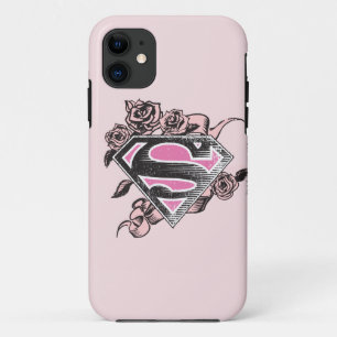 Etui iPhone Case-Mate Logo Supergirl avec Rose