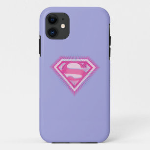 Coques Pour iPhone Logo Supergirl rose