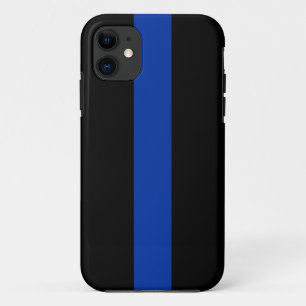 Coque iPhone 11 loi sur la police de la ligne bleue mince