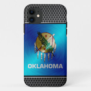 Coques Pour iPhone L'Oklahoma a balayé le drapeau en métal