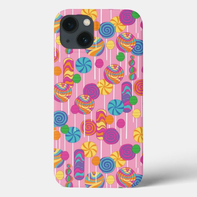 Coques Case-Mate iPhone Lollipops Candy Pattern (Verso)