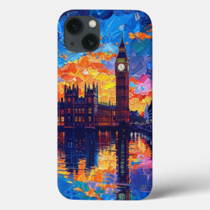 Case-Mate iPhone Case Londres Big Ben : Peinture à l'huile impressionnis