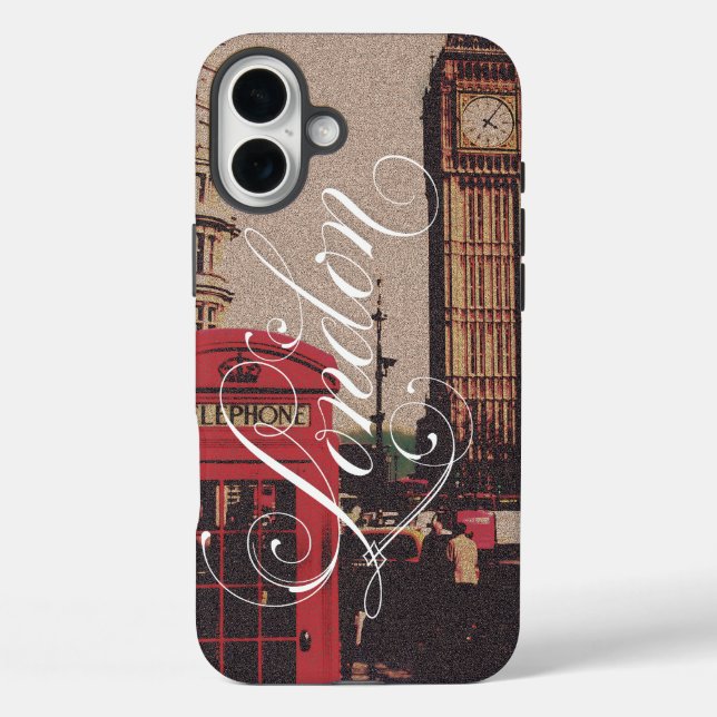 Coques Case-Mate iPhone Londres photo Vintage (Verso)