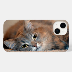 Coque Case-Mate iPhone Long chapeau bleu russe haïe par Shirley Taylor