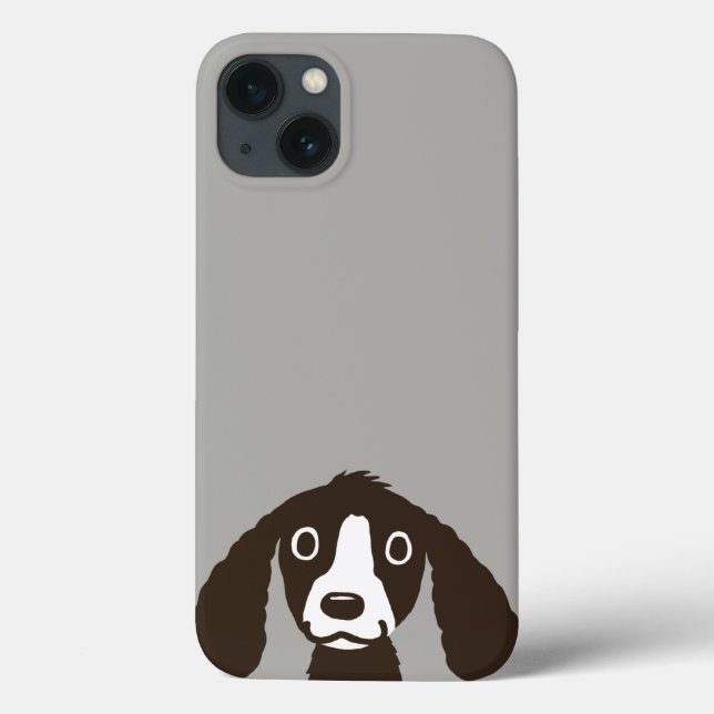 Coques Case-Mate iPhone Long Oreilles Chien mignon Espagnol (Verso)
