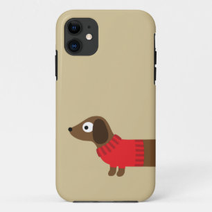 Coque Case-Mate iPhone Longue illustration mignonne de teckel