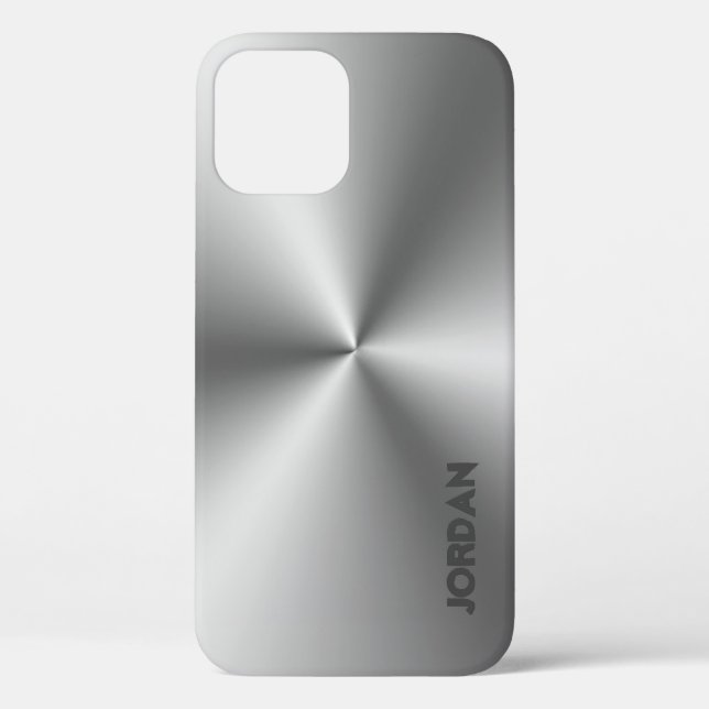 Coques Case-Mate iPhone Look en acier inoxydable (Verso)