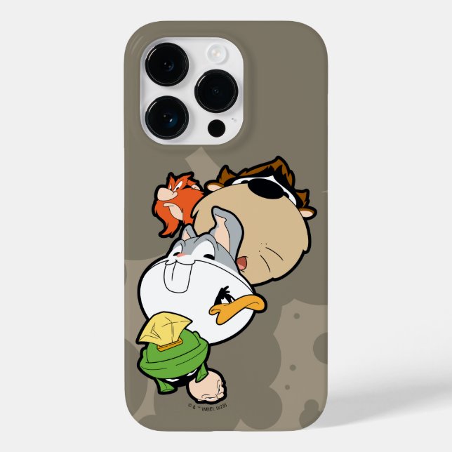 Coques Case-Mate iPhone LOONEY TUNES™ Têtes massives stylisées (Verso)