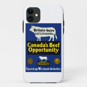 Coque iPhone 11 L'opportunité du boeuf canadien