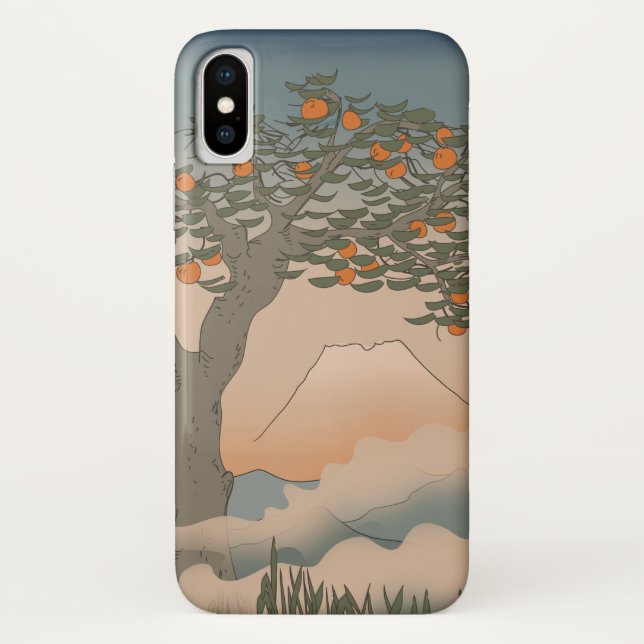 Coques Case-Mate iPhone L'oranger japonais dans la brume (Dos)