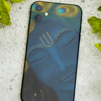 Case-Mate iPhone Case Lord Krishna bleu attrayant - Hare Krishna art