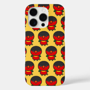 Coque iPhone 16 Pro Lori à joues jaunes