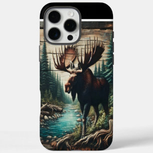 Coque iPhone 16 Pro Max L'orignal dans le ruisseau