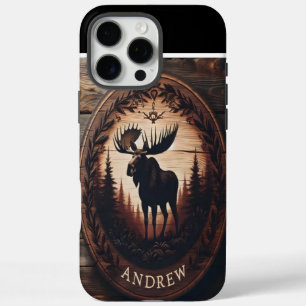 Coque iPhone 16 Pro Max L'orignal des bois d'Andrew