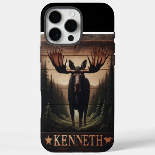 Coque iPhone 16 Pro Max L'orignal des bois de Kenneth