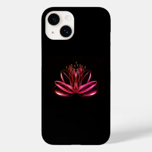 Coque Case-Mate iPhone L'ornement en céramique de fleurs de lotus