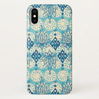 Coques Pour iPhone losange bleu